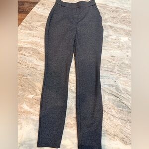 Express Charcoal Dress Pants XS Stretch Slim Straight Work Office